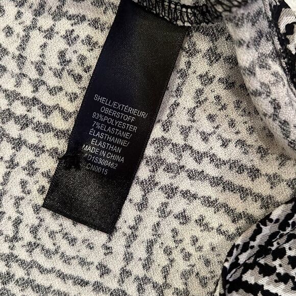 Adrianna Papell Houndstooth Long Sleeve Blouse - Medium - Picture 7 of 7